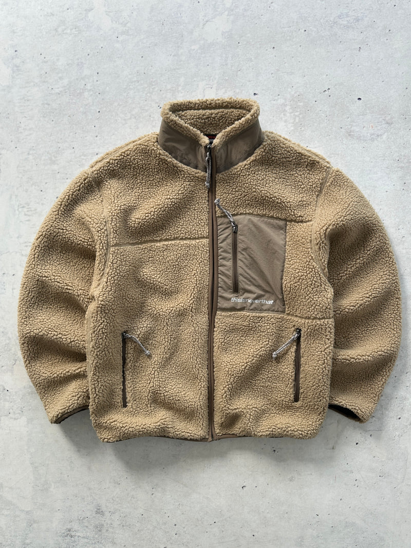 AW/22 This is Never That SP Sherpa Zip Up Fleece (M)