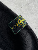 Vintage Stone Island chenille Green badge Zip Up Hoodie (XL