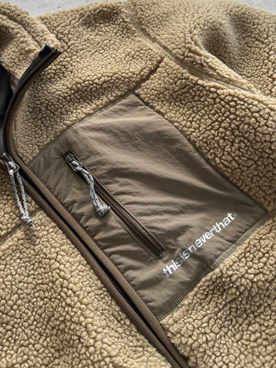 AW/22 This is Never That SP Sherpa Zip Up Fleece (M)