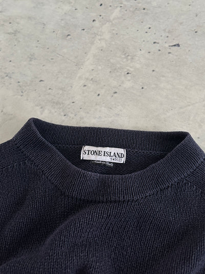 SS/02 Stone Island Loose Knit Crewneck Jumper (S)