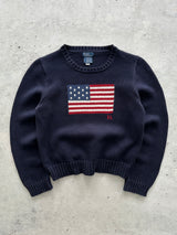 Ralph Lauren USA Crewneck Knit Jumper (Women's M)