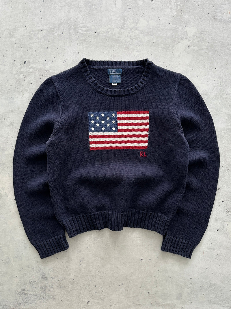 Ralph Lauren USA Crewneck Knit Jumper (Women's M)