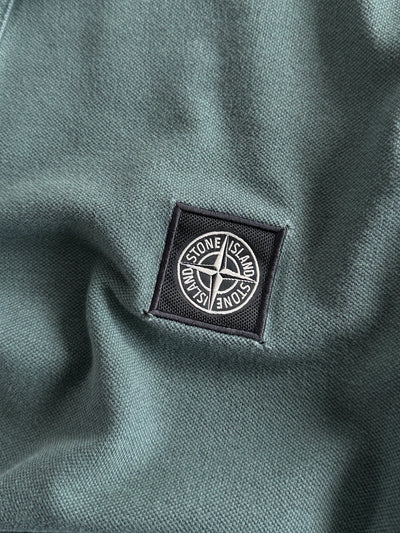 AW/12 Stone Island Patch Logo Long Sleeve Polo Shirt (S)