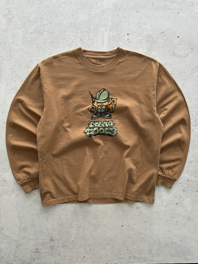 Carhartt WIP Drill Boy Long Sleeve T Shirt (L)