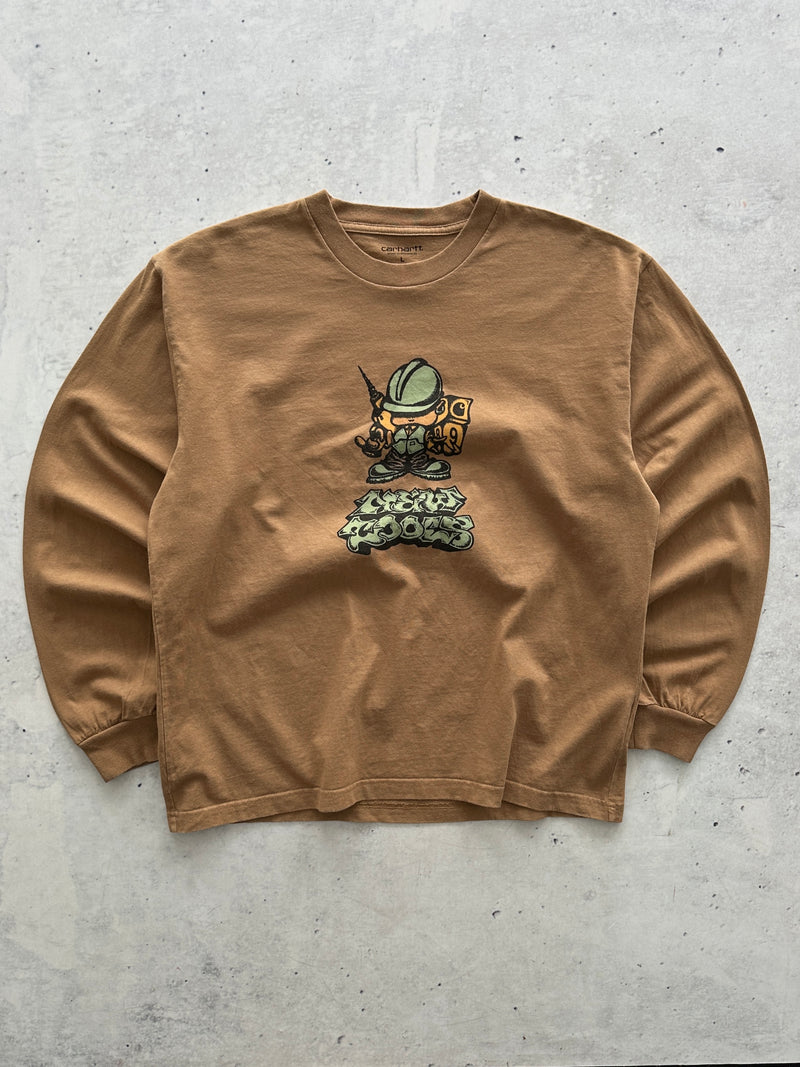 Carhartt WIP Drill Boy Long Sleeve T Shirt (L)