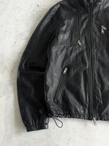 Armani Soft Lambs Leather Zip Up Jacket (S)