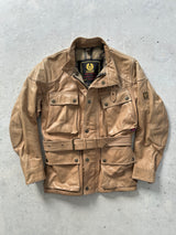Vintage Belstaff Trialmaster Panther Zip Up Leather Jacket (Women's S)