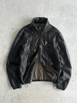 Armani Soft Lambs Leather Zip Up Jacket (S)