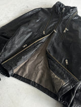 Armani Soft Lambs Leather Zip Up Jacket (S)