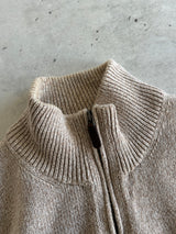 Ralph Lauren 1/4 Zip Chunky Knit Pullover Jumper (M)