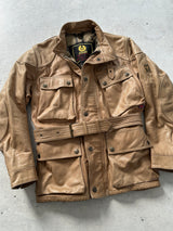 Vintage Belstaff Trialmaster Panther Zip Up Leather Jacket (Women's S)