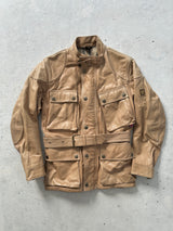 Vintage Belstaff Trialmaster Panther Zip Up Leather Jacket (Women's S)
