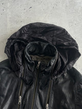 Armani Soft Lambs Leather Zip Up Jacket (S)