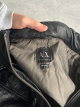 Armani Soft Lambs Leather Zip Up Jacket (S)