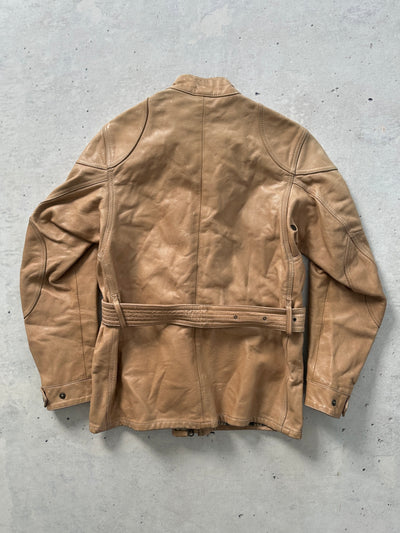 Vintage Belstaff Trialmaster Panther Zip Up Leather Jacket (Women's S)