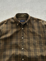00's Burberry Nova Check Long Sleeve Shirt (M)