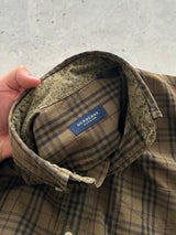00's Burberry Nova Check Long Sleeve Shirt (M)