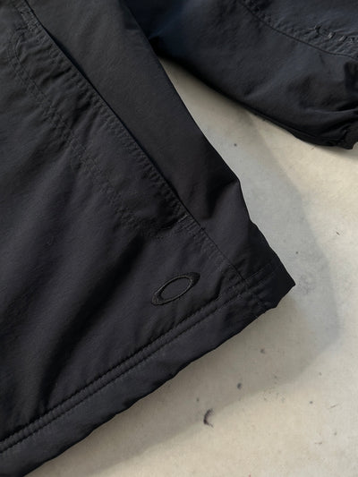 00's Oakley embroidered logo fleece lined funnel neck Jacket (L)
