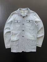 Evisu Vertical Stripe Button Up Chore Jacket (S)