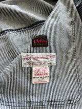 Evisu Vertical Stripe Button Up Chore Jacket (S)