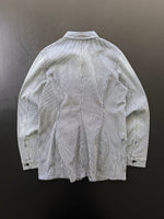 Evisu Vertical Stripe Button Up Chore Jacket (S)