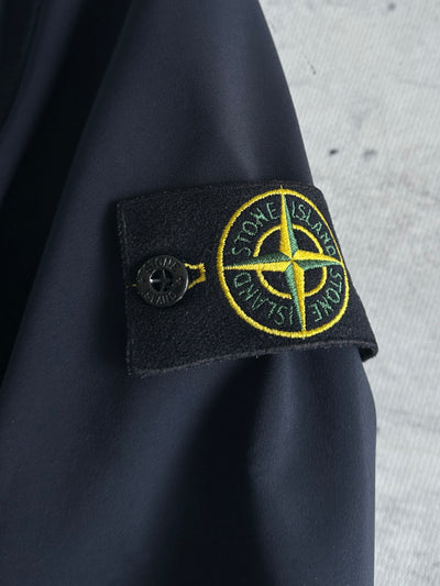 AW/15 Stone Island Soft Shell-R Zip Up Hooded Jacket (S)