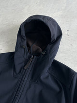 AW/15 Stone Island Soft Shell-R Zip Up Hooded Jacket (S)