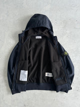 AW/15 Stone Island Soft Shell-R Zip Up Hooded Jacket (S)