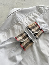 Burberry Nova Check Long Sleeve Shirt (S)