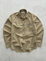 SS/15 Stone Island lightweight Spell Out Long Sleeve Shirt (S)