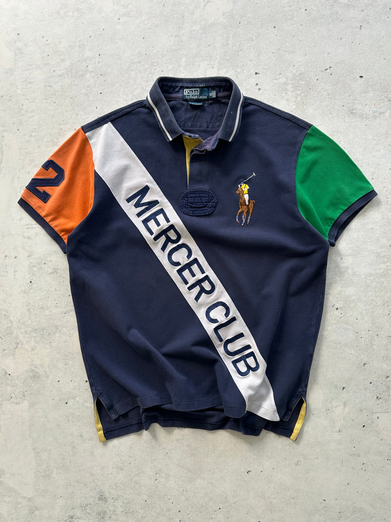 00's Ralph Lauren Big Logo Mercer Club Polo Shirt (XL)