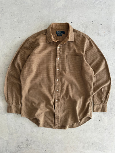 90s Ralph Lauren Curham heavy cotton Shirt (XL)