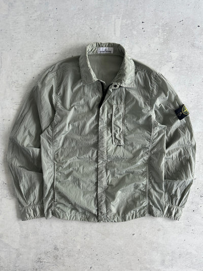 SS/18 Stone Island Nylon Metal Zip Up Overshirt (S)