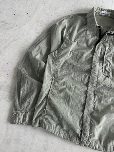 SS/18 Stone Island Nylon Metal Zip Up Overshirt (S)