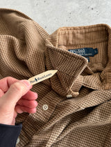 90s Ralph Lauren Curham heavy cotton Shirt (XL)