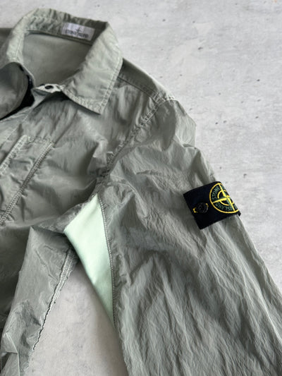SS/18 Stone Island Nylon Metal Zip Up Overshirt (S)