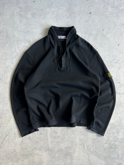 SS/02 Stone Island knit 1/4 Zip Pullover Jumper (L)
