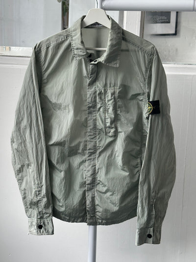 SS/18 Stone Island Nylon Metal Zip Up Overshirt (S)