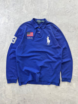 Ralph Lauren USA Long Sleeve Polo Shirt (XL)