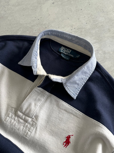 Ralph Lauren Heavyweight Stripe Rugby Shirt (L)