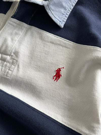 Ralph Lauren Heavyweight Stripe Rugby Shirt (L)