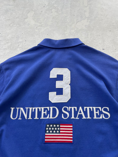 Ralph Lauren USA Long Sleeve Polo Shirt (XL)