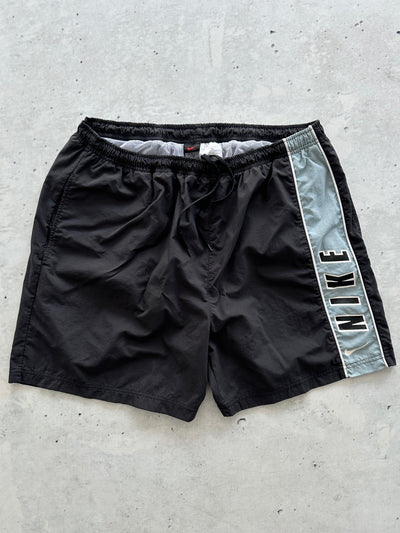 90's Nike Spell Out Swim / beach Shorts (XL)