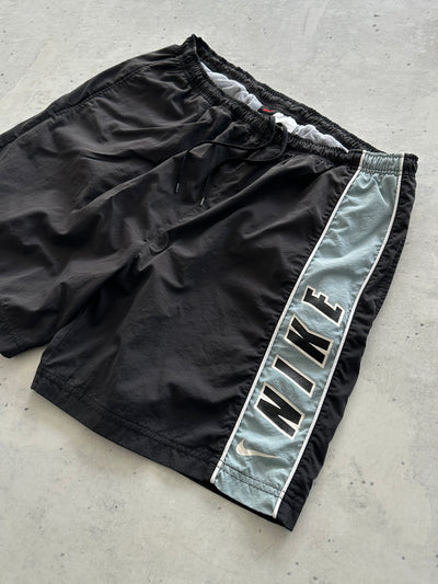 90's Nike Spell Out Swim / beach Shorts (XL)