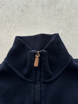 Ralph Lauren 1/4 Zip Ribbed Pullover Jumper (M)