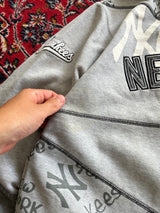 00's New York Yankees Spell Out Zip Up Hoodie (M)
