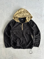 Stussy Contrast Stitch brushed cotton Pullover Jacket (M)