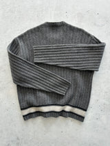 Vintage Dolce & Gabbana Spell Out Wool ribbed Knit Jumper (L)