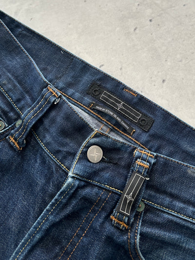 00's Stone Island Spell Out Denim Jeans (W30 x L28)
