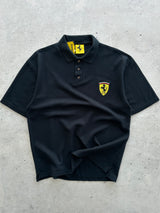 1998 Deadstock Ferrari Embroidered Logo Polo Shirt (L)